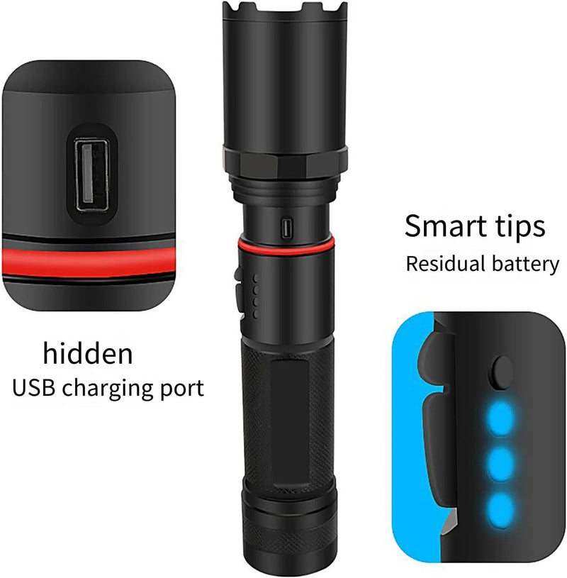 Mini Flashlight for Emergency Outdoor Use - Tactical Torch Flashlights with High Lumens, Led Flashlight Torch Compact, Torches Led Super Bright, Mini Torch Water Resistant for Camping Hardware > Tools > Flashlights & Headlamps > Flashlights BETTER ANGEL XBT   