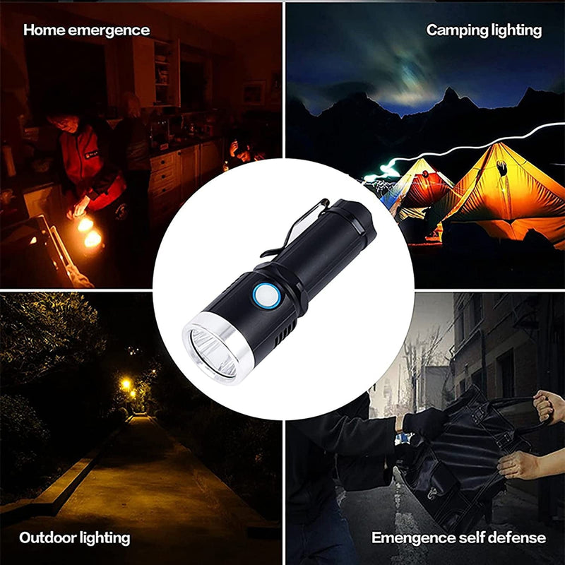 Mini Flashlight for Emergency Outdoor Use - Tactical Torch Flashlights with High Lumens, Torches Led Super Bright, Led Flashlight Torch Compact, Mini Torch Water Resistant for Camping Hardware > Tools > Flashlights & Headlamps > Flashlights BETTER ANGEL XBT   