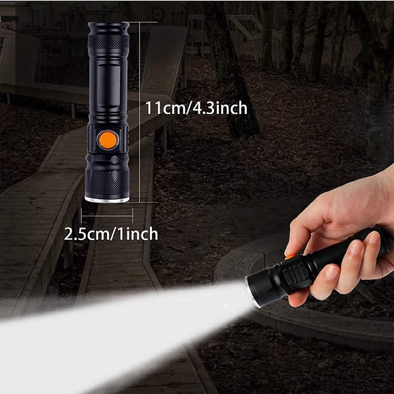 Mini Flashlight for Emergency Outdoor Use - Torches Led Super Bright, Led Flashlight Torch Compact, Tactical Torch Flashlights with High Lumens, Mini Torch Water Resistant for Camping Hardware > Tools > Flashlights & Headlamps > Flashlights BETTER ANGEL XBT   