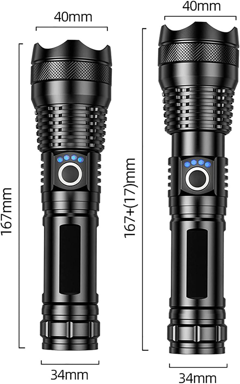 Mini Flashlight for Emergency Outdoor Use - Torches Led Super Bright, Mini Torch Water Resistant for Camping, Led Flashlight Torch Compact, Tactical Torch Flashlights with High Lumens Hardware > Tools > Flashlights & Headlamps > Flashlights BETTER ANGEL XBT   