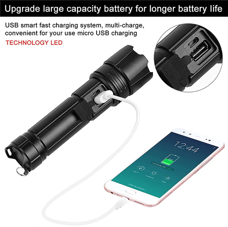 Mini Flashlight for Emergency Outdoor Use - Torches Led Super Bright, Tactical Torch Flashlights with High Lumens, Led Flashlight Torch Compact, Mini Torch Water Resistant for Camping Hardware > Tools > Flashlights & Headlamps > Flashlights BETTER ANGEL XBT   