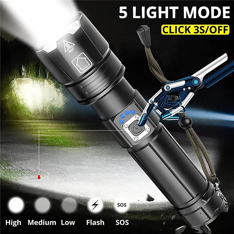 Mini Flashlight for Emergency Outdoor Use - Torches Led Super Bright, Tactical Torch Flashlights with High Lumens, Led Flashlight Torch Compact, Mini Torch Water Resistant for Camping Hardware > Tools > Flashlights & Headlamps > Flashlights BETTER ANGEL XBT   