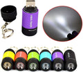 Mini LED Torch, USB Torches Rechargeable Torch Lamp Small Flashlight Keyring Keychain Waterproof Pocket Torchlight for Outdoors Camping Hiking Walking Emergencies (Purple) Hardware > Tools > Flashlights & Headlamps > Flashlights N+B Random Color  