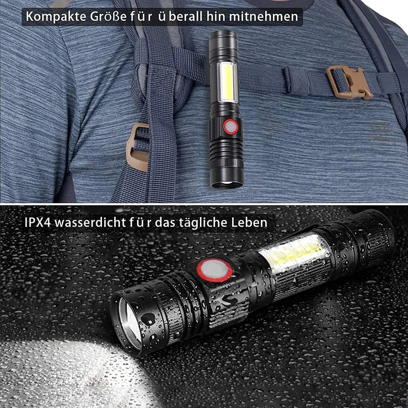 Mini Torch Water Resistant for Camping - Led Flashlight Torch Compact, Torches Led Super Bright, Mini Flashlight for Emergency Outdoor Use, Tactical Torch Flashlights with High Lumens Hardware > Tools > Flashlights & Headlamps > Flashlights BETTER ANGEL XBT   