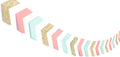 Mint Coral Arrow Banner Tribal Party Supplies Wild One Boho Garland Gender Reveal Party Baby Shower Decorations Back to School Classroom Garland Graduation Nursery Decorations 13 Feet 42 Pcs Home & Garden > Decor > Seasonal & Holiday Decorations Letjolt Gold-coral-mint  