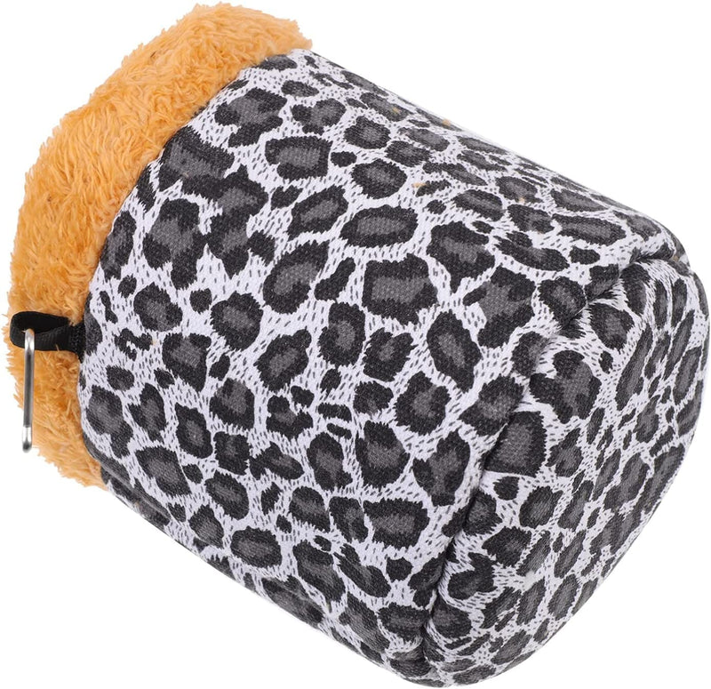 Mipcase 1Pc Small Lovely Toy Pouches Leopard Comfortable Hideout Prints Pouch Animal Sack Decorative Baby Cotton Hedgehogs Dwarf Ferrets Bedding with Accessories Animals Sleeping Nest Animals & Pet Supplies > Pet Supplies > Bird Supplies > Bird Cages & Stands Mipcase   