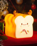 MIVANI Baby Night Light, Cute Bread Toast Lamp for Kids Room, Timer Auto Shutoff, AAA Battery Operated, Silicone LED Nightlight, Kawaii Bedroom Decor, Birthday Gifts for Teen Girls Home & Garden > Lighting > Night Lights & Ambient Lighting MIVANI Reindeer limited edition  