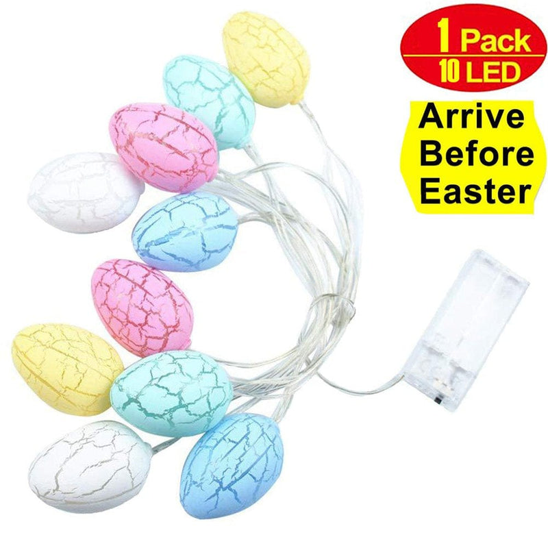 Mnycxen Home Decor Easter Decorations Lights,Easter Eggs Led String Lights Battery Operated
