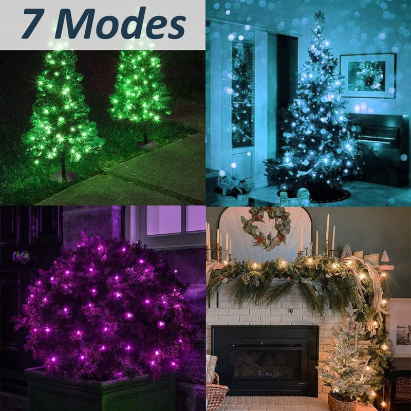 Mocalido 50Ft Color Changing Christmas String Lights Indoor, Globe String Lights 75 LED USB Powered, Kids Girls Bedroom Decor with Remote Control, Colored Hanging Crystal Ball Classroom Lights Home & Garden > Lighting > Light Ropes & Strings Mocalido   
