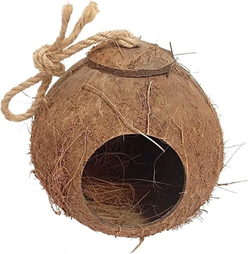 Moisture Bird Cages Hanging Coconut Bird House with Ladder Portable Bird Cage Bird Carrier Bird Cage Accessories Hanging Bird Cage Parrot Parakeet Cage (Color : B) Animals & Pet Supplies > Pet Supplies > Bird Supplies > Bird Cages & Stands moisture A  