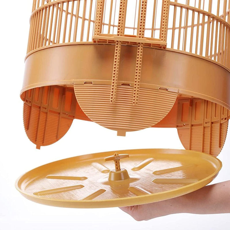 Moisture Bird Cages Lightweight Bird Carrier Portable Bird Cage Bag Feeding Cup Plastic Bird Travel Cage for Xuanfeng Canary Love Bird Breeding Cage Parrot Parakeet Cage (Color : A) Animals & Pet Supplies > Pet Supplies > Bird Supplies > Bird Cages & Stands moisture   