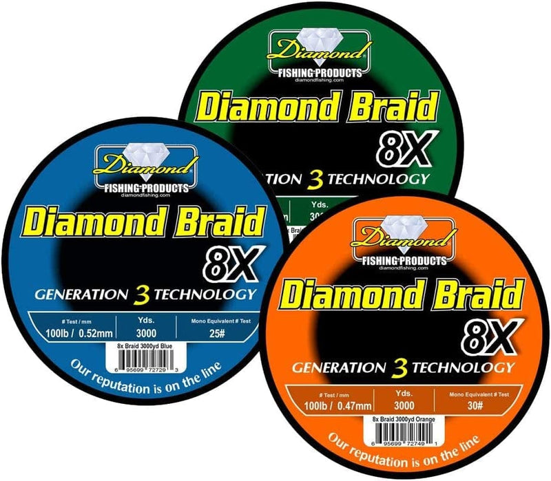 Momoi Diamond Braid Generation III Fishing Line 8X