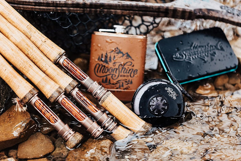 Moonshine Rod Co. the Drifter II Series Fly Fishing Rod with Carrying Case and Extra Rod Tip Section Sporting Goods > Outdoor Recreation > Fishing > Fishing Rods Moonshine Rod Company   