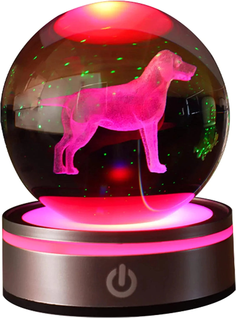 MORICERE 3D Night Light for Kids, Crystal Ball with LED Colorful Lighting Base, Kids Bedroom Decor as Xmas Holiday Birthday Gifts for Boys Girls Home & Garden > Lighting > Night Lights & Ambient Lighting MORICERE A1  