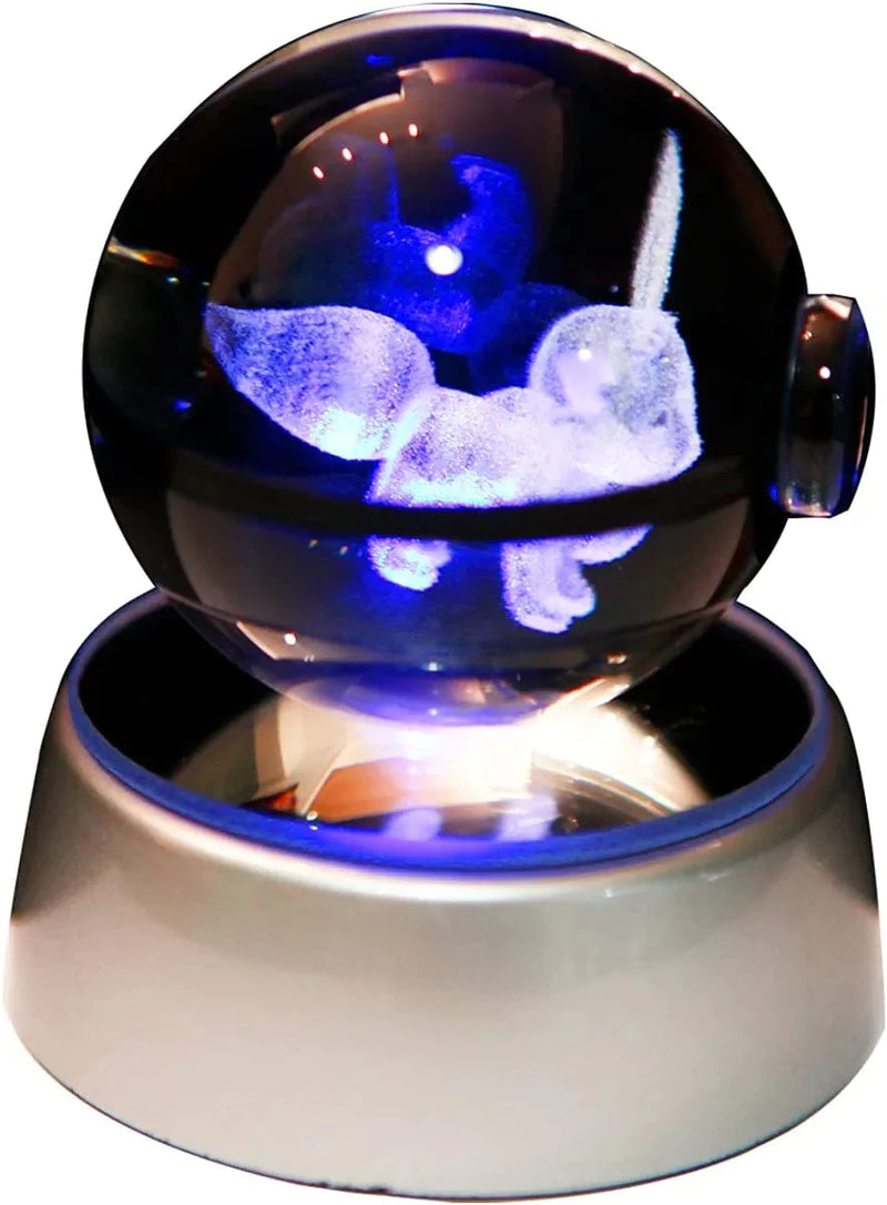 MORICERE 3D Night Light for Kids, Crystal Ball with LED Colorful Lighting Base, Kids Bedroom Decor as Xmas Holiday Birthday Gifts for Boys Girls Home & Garden > Lighting > Night Lights & Ambient Lighting MORICERE A10  