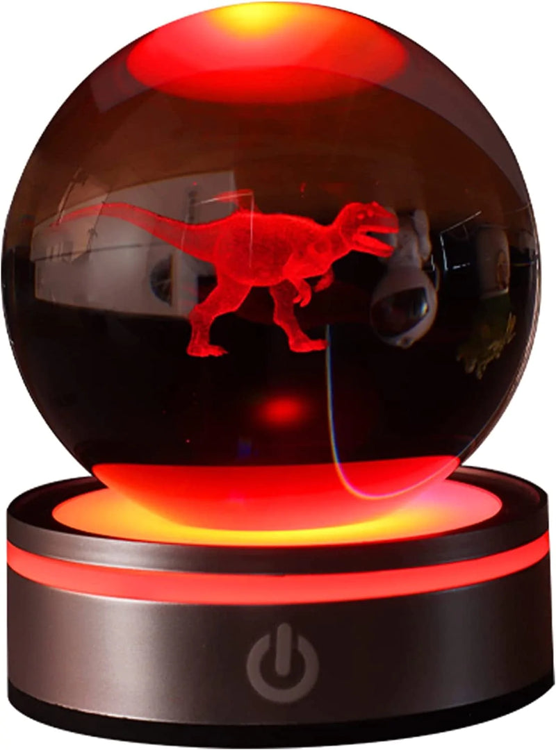 MORICERE 3D Night Light for Kids, Crystal Ball with LED Colorful Lighting Base, Kids Bedroom Decor as Xmas Holiday Birthday Gifts for Boys Girls Home & Garden > Lighting > Night Lights & Ambient Lighting MORICERE A8  