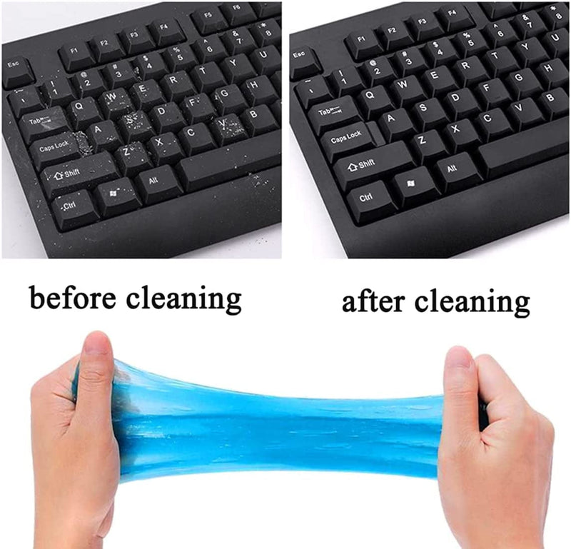 Mosdgroc 500G Keyboard Cleaning Gel Keyboard Cleaner Universal Cleaning Slime for Computer Keyboard Home and Office Appliances Dust Cleaner Car Interior Cleaning Kits for Digital Products Home & Garden > Household Supplies > Household Cleaning Supplies MOSDGROC   