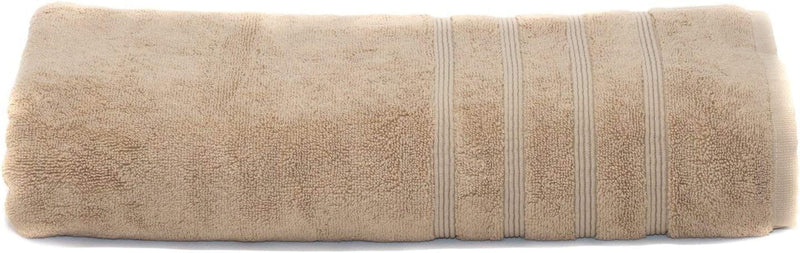 MOSOBAM 700 GSM Hotel Luxury Bamboo-Cotton, Bath Towel Sheets 35X70, Charcoal Grey, Set of 2, Oversized Turkish Towels, Dark Gray Home & Garden > Linens & Bedding > Towels Mosobam Light Taupe 1 Bath Sheet 