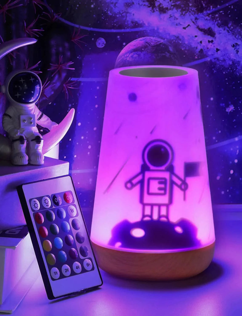 Mostof Space Astronaut Touch Night Light with Remote for Girls Baby Kids Bedroom (Spaceman) Home & Garden > Lighting > Night Lights & Ambient Lighting Langka   