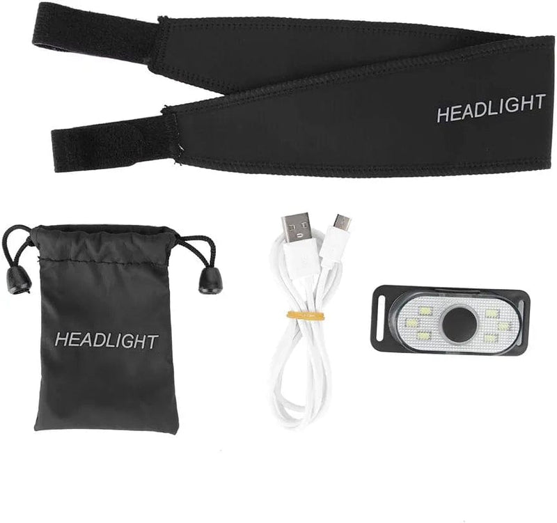 Mumisuto Rechargeable Headlamp, USB Charging Headlight Waterproof Mini LED Head Light Torches Flashlight for Outdoor Camping Fishing Hardware > Tools > Flashlights & Headlamps > Flashlights mumisuto   