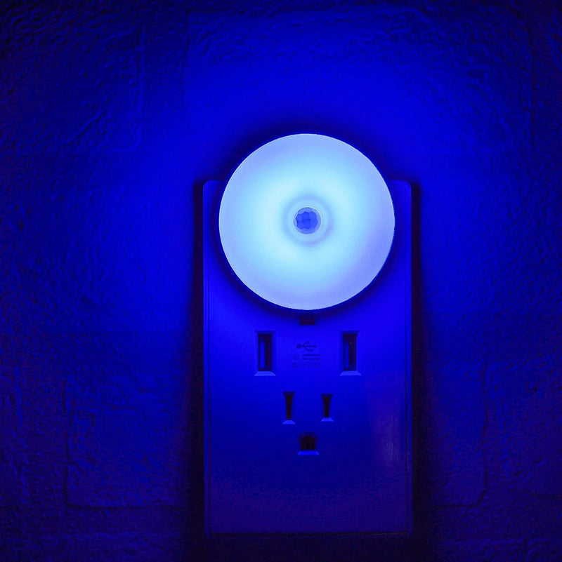 Mycozylite LED Night Light, Smart Movement Sensor, Plug In, Diffused Light, Energy Efficient, Motion Sensor Night Light, Blue, 2 Pack Home & Garden > Lighting > Night Lights & Ambient Lighting myCozyLite Blue M1803 