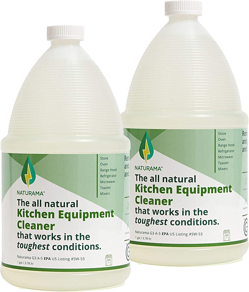 Naturama Kitchen Appliance and Equipment Cleaner - Eco-Friendly Powerful Multipurpose Surface Cleaning. Odorless and Hypoallergenic. (1 Gallon 2 Pack) Home & Garden > Household Supplies > Household Cleaning Supplies Ecogreen Tri-State   