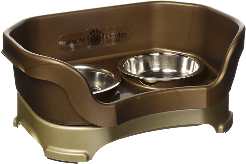 Neater Pet Brands - Neater Feeder Deluxe Dog and Cat Variations and Colors Animals & Pet Supplies > Pet Supplies > Dog Supplies Neater Pet Brands Bronze Cat 