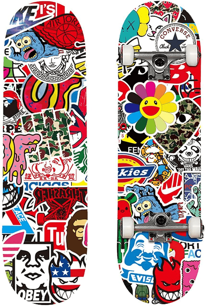 Nertpow Cool Brand Stickers 101 Pack Decals for Laptop Computer Skateboard Water Bottles Car Teens Sticker  Nertpow   