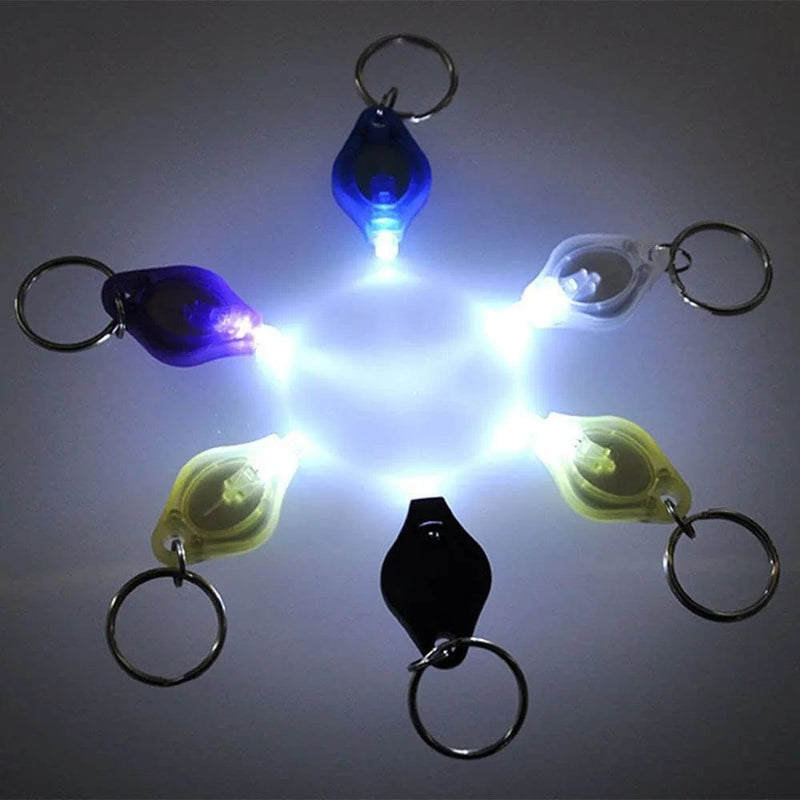 New Simple Gift Colorful White Light Key-Chain Torches Flashlight(Random Color) Hardware > Tools > Flashlights & Headlamps > Flashlights EBBCOWRY   
