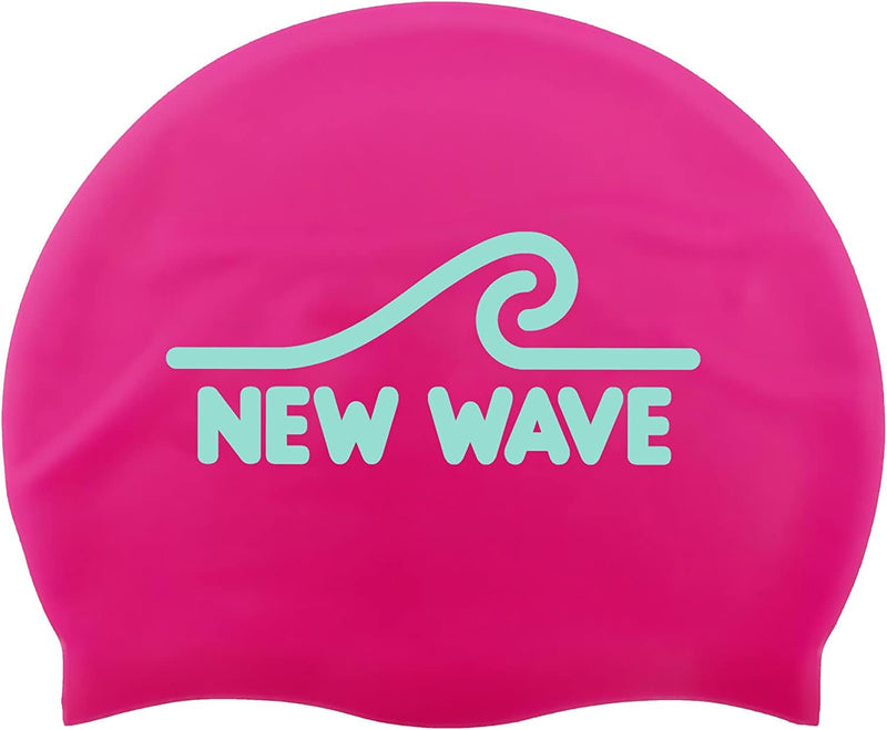 New Wave Swim Cap - Silicone Swim Cap by New Wave Swim Buoy (60G Large) Sporting Goods > Outdoor Recreation > Boating & Water Sports > Swimming > Swim Caps New Wave Swim Buoy Pink  