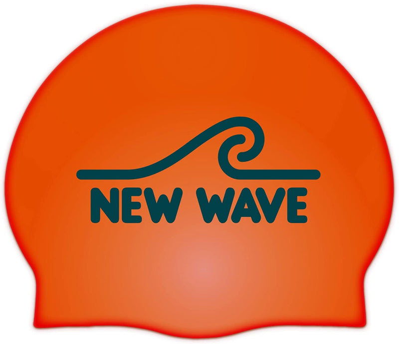 New Wave Swim Cap - Silicone Swim Cap by New Wave Swim Buoy (60G Large) Sporting Goods > Outdoor Recreation > Boating & Water Sports > Swimming > Swim Caps New Wave Swim Buoy Orange  