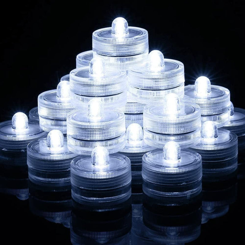 Newhouse Lighting SW132WT/36A Waterproof LED Tea Lights Submersible Wedding Underwater Battery Seasonal & Festival 36-Pack, Cool White Home & Garden > Pool & Spa > Pool & Spa Accessories Newhouse Lighting Cool White  