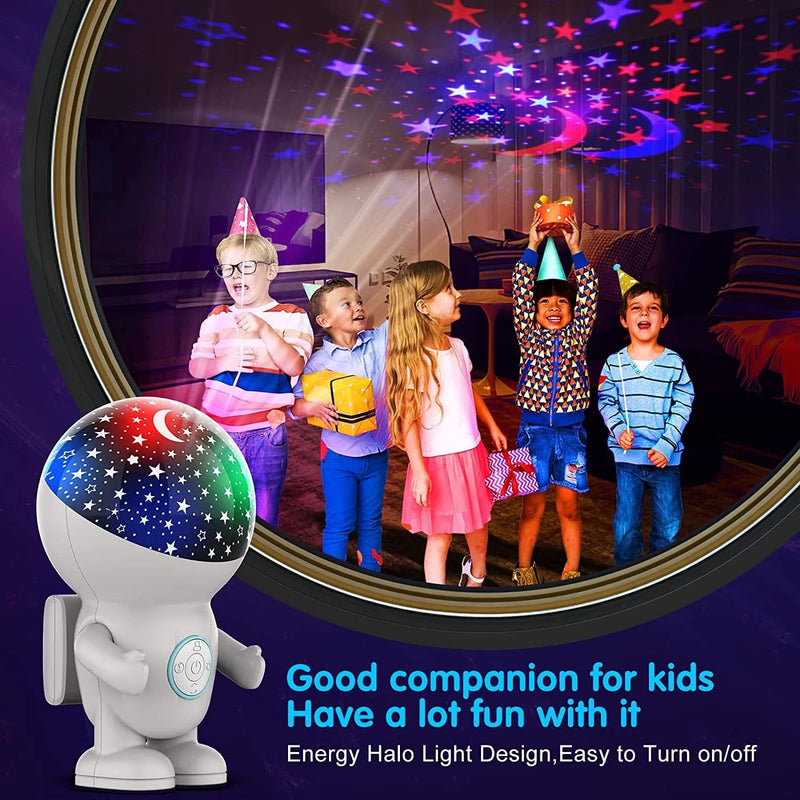 Night Light for Kids,Astronauts Star Projector with Energy Halo Light 1H Timer and 360 Degree Rotation Baby Night Light Ceiling Light Projector Best Gifts for Kids Bedroom,Girl Room Decor Home & Garden > Lighting > Night Lights & Ambient Lighting SHENZHEN FEIYE TECHNOLOGY CO.,LTD   