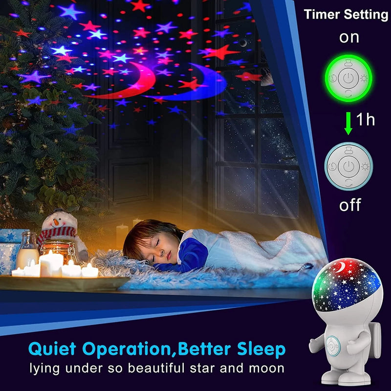Night Light for Kids,Astronauts Star Projector with Energy Halo Light 1H Timer and 360 Degree Rotation Baby Night Light Ceiling Light Projector Best Gifts for Kids Bedroom,Girl Room Decor Home & Garden > Lighting > Night Lights & Ambient Lighting SHENZHEN FEIYE TECHNOLOGY CO.,LTD   
