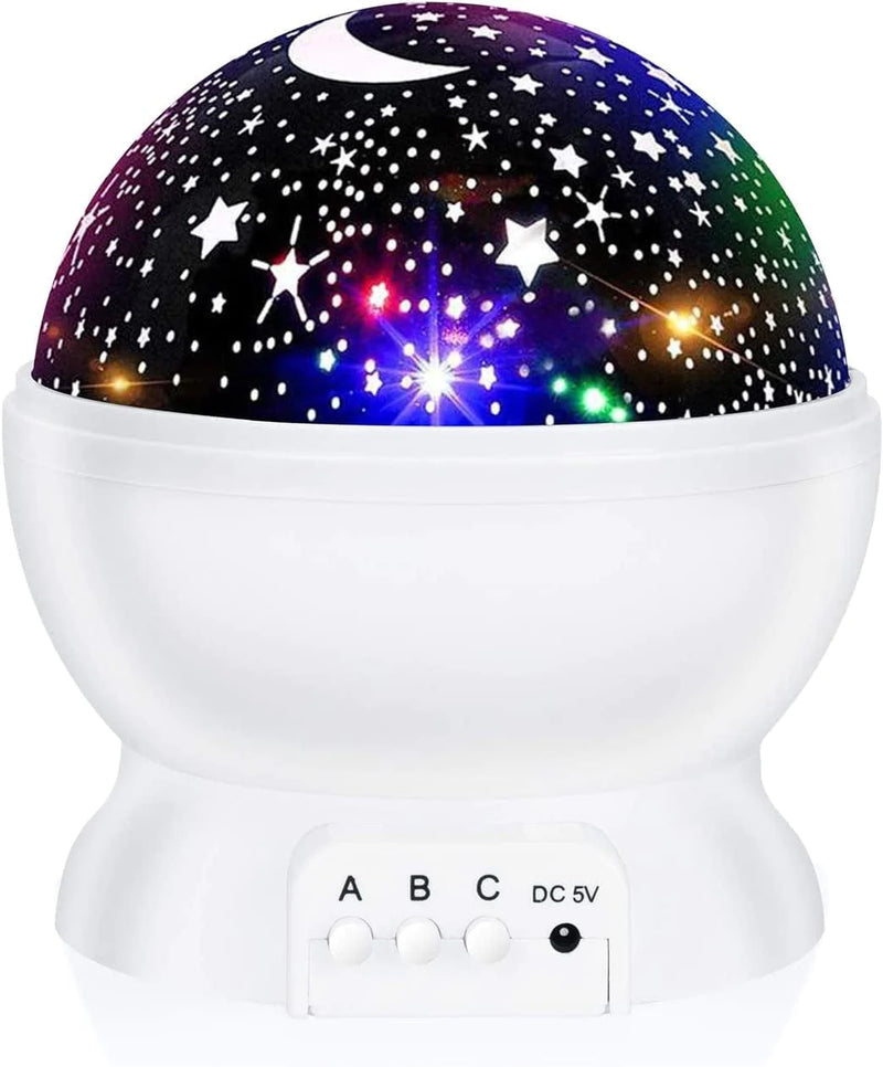 Night Light for Kids, Fortally Kids Night Light, Star Night Light, Nebula Star Projector 360 Degree Rotation - 4 LED Bulbs 12 Light Color Changing with USB Cable, Romantic Gifts for Men Women Children Home & Garden > Lighting > Night Lights & Ambient Lighting Shan Tou City XingBao Technology Co.Ltd White  
