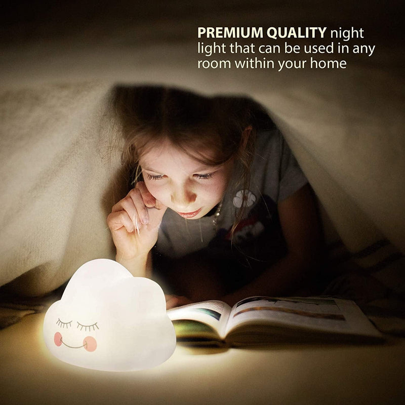 Night Light for Kids – LED Soft Light for Nursery Bed, AAA Battery Operated or Direct USB Charge – Lamp for Boy and Girl Children Bedroom, Perfect Toddler Gift Choice Home & Garden > Lighting > Night Lights & Ambient Lighting Droiee   