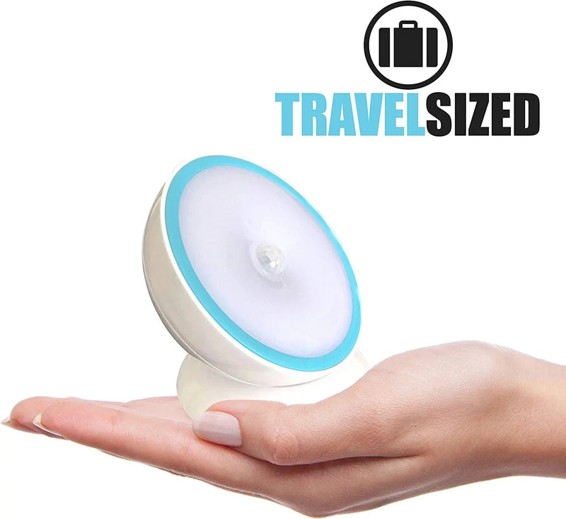 Night Light Motion Sensor [Battery Powered] with Rotating Base for Indoor Use in Bathroom, Hallway, Cruise Cabin & More White Home & Garden > Lighting > Night Lights & Ambient Lighting Cruise On   