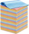 Niveaya Nano Streak Free Miracle Cleaning Cloths - 12 Pack, Reusable Nanoscale Fish Scale Cleaning Cloth, Lint Free Cleaning Cloth for Glass, Dishes, Mirrors, Stainless Steel Appliances, Etc. Home & Garden > Household Supplies > Household Cleaning Supplies Niveaya Color Shipped Randomly of 24  