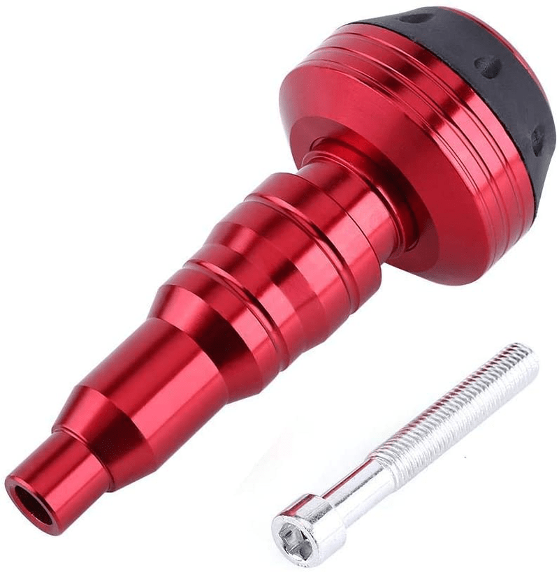 No Cut Protector Frame Sliders Protector 10mm Universal Motorcycle Frame Sliders Anti Crash Protector (Red)  Keenso Red  