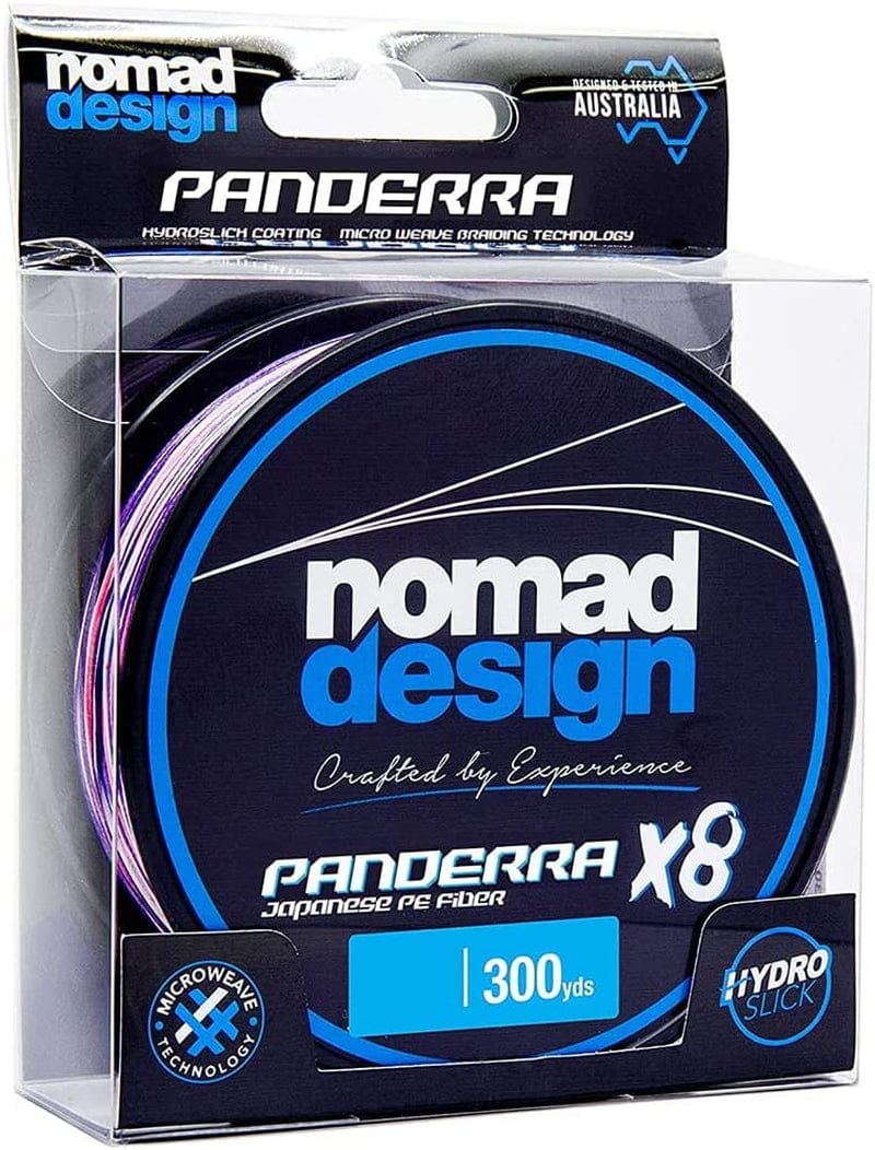 Nomad Design - Panderra 8X Braid, Braided Fishing Line Sporting Goods > Outdoor Recreation > Fishing > Fishing Lines & Leaders Nomad Design 3yd 40 Pound, 300 Yards 