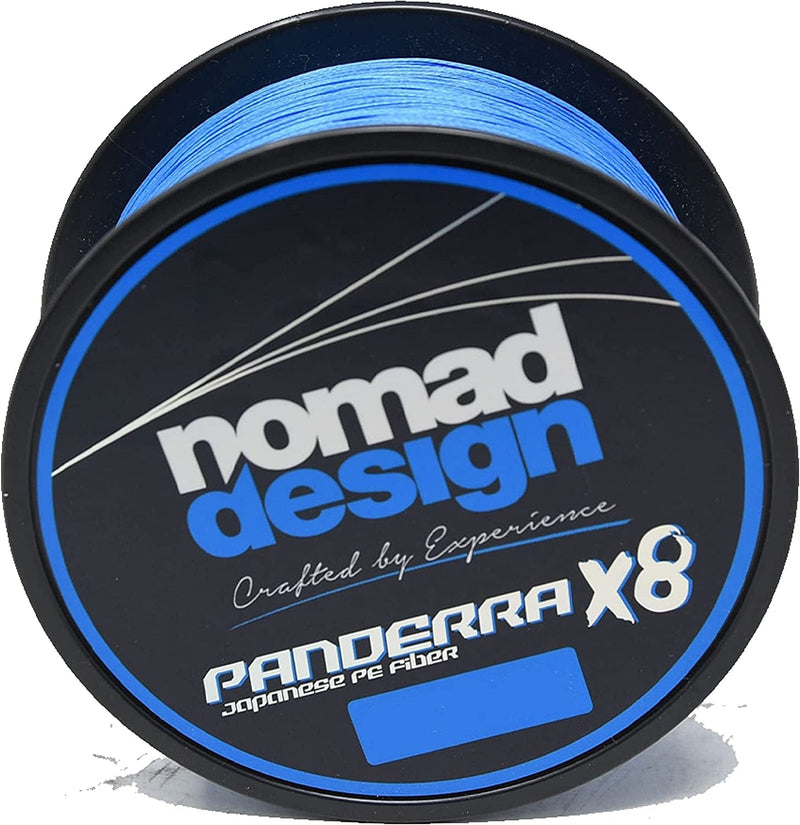 Nomad Design - Panderra 8X Braid, Braided Fishing Line Sporting Goods > Outdoor Recreation > Fishing > Fishing Lines & Leaders Nomad Design Blue 40 Pound, 600 Yards 
