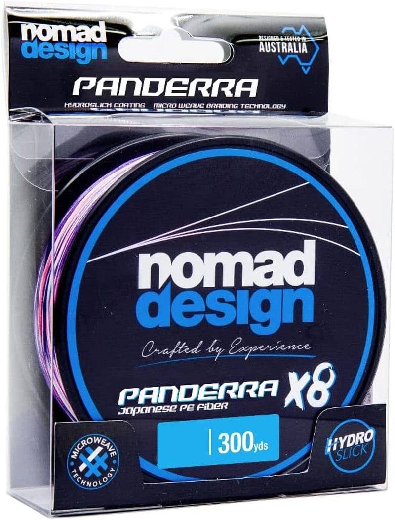Nomad Design - Panderra 8X Braid, Braided Fishing Line Sporting Goods > Outdoor Recreation > Fishing > Fishing Lines & Leaders Nomad Design 3yd 10 pound, 300 yards 