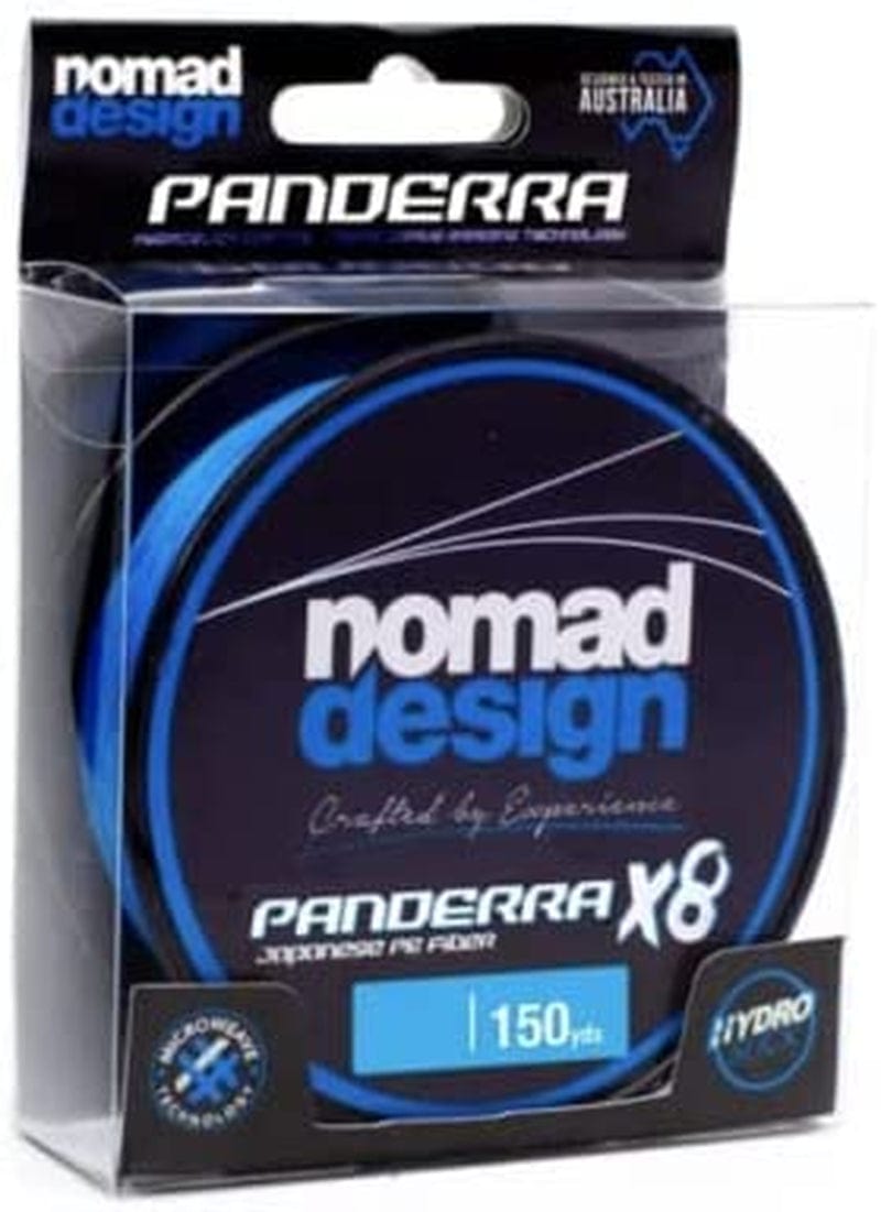 Nomad Design - Panderra 8X Braid, Braided Fishing Line Sporting Goods > Outdoor Recreation > Fishing > Fishing Lines & Leaders Nomad Design Blue 10 Pound, 150 Yards 
