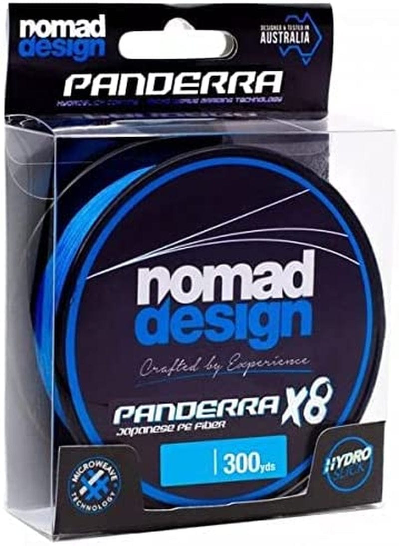 Nomad Design - Panderra 8X Braid, Braided Fishing Line Sporting Goods > Outdoor Recreation > Fishing > Fishing Lines & Leaders Nomad Design Blue 20 Pound, 300 Yards 