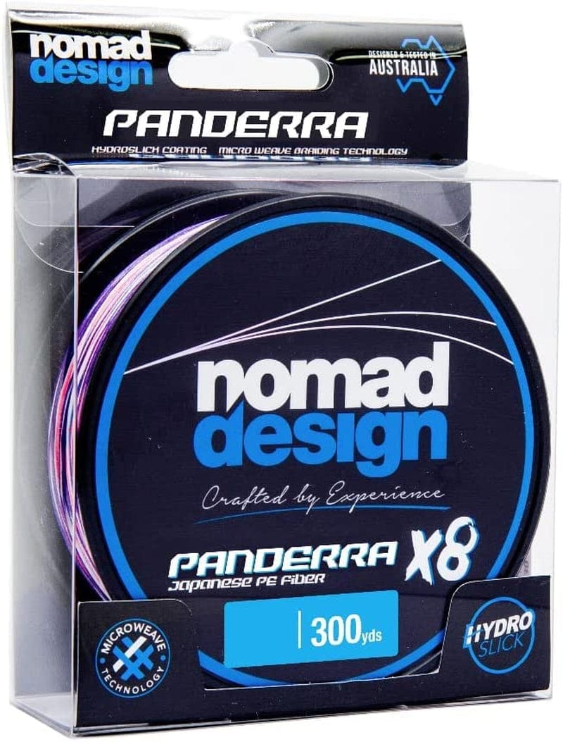 Nomad Design - Panderra 8X Braid, Braided Fishing Line Sporting Goods > Outdoor Recreation > Fishing > Fishing Lines & Leaders Nomad Design 3yd 50 Pound, 300 Yards 