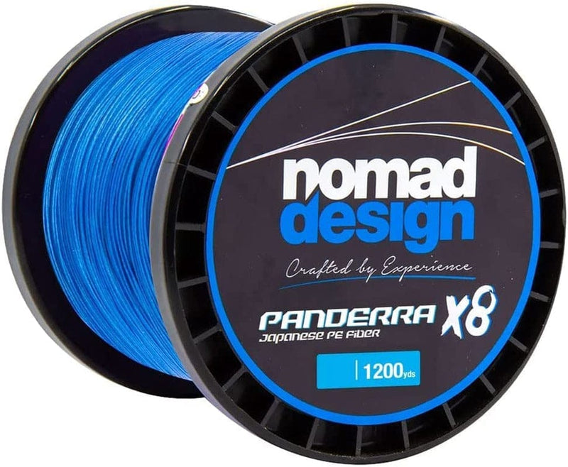 Nomad Design - Panderra 8X Braid, Braided Fishing Line Sporting Goods > Outdoor Recreation > Fishing > Fishing Lines & Leaders Nomad Design Blue 80 Pound, 1200 Yards 