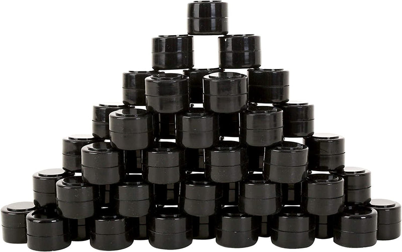 Non-Stick Silicone Wax Containers 150PCS 2ML Multi Use Storage Jars Cream Emulsion Bottles (All Black) Home & Garden > Decor > Decorative Jars jîmmy   