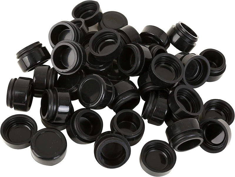 Non-Stick Silicone Wax Containers 150PCS 2ML Multi Use Storage Jars Cream Emulsion Bottles (All Black)