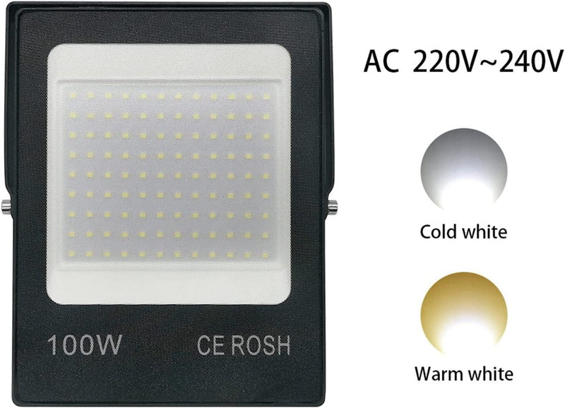 NOVOCE 1Pcs LED Flood Light 150W 100W 50W 30W 20W 10W AC220V 240V Floodlights IP66 Outdoor Reflector LED Spotlight Wall Lamp Street Lights ( Color : Cold White , Size : 50W ) Home & Garden > Lighting > Flood & Spot Lights NOVOCE   