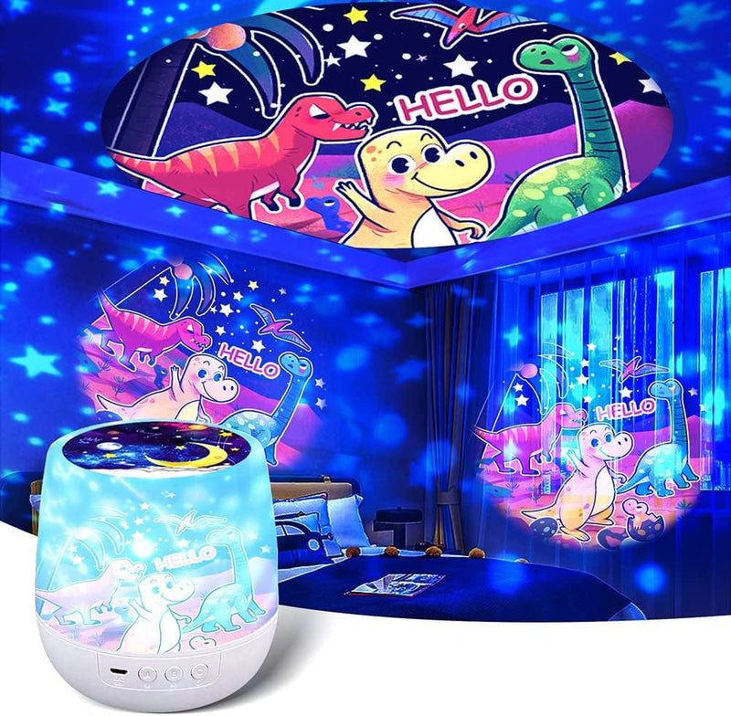 Ocean Star Sky Night Light Projector for Kid, Kids Constellation Galaxy Projector, 360 Degree Rotating Nebula Starry Sky Night Light Projection Lamp Home & Garden > Pool & Spa > Pool & Spa Accessories KELAHOUSE Dinosaur  
